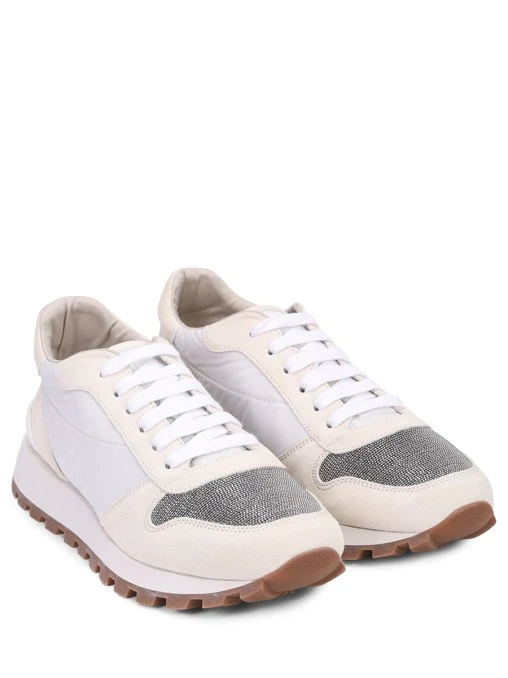Кроссовки комбинированные BRUNELLO CUCINELLI