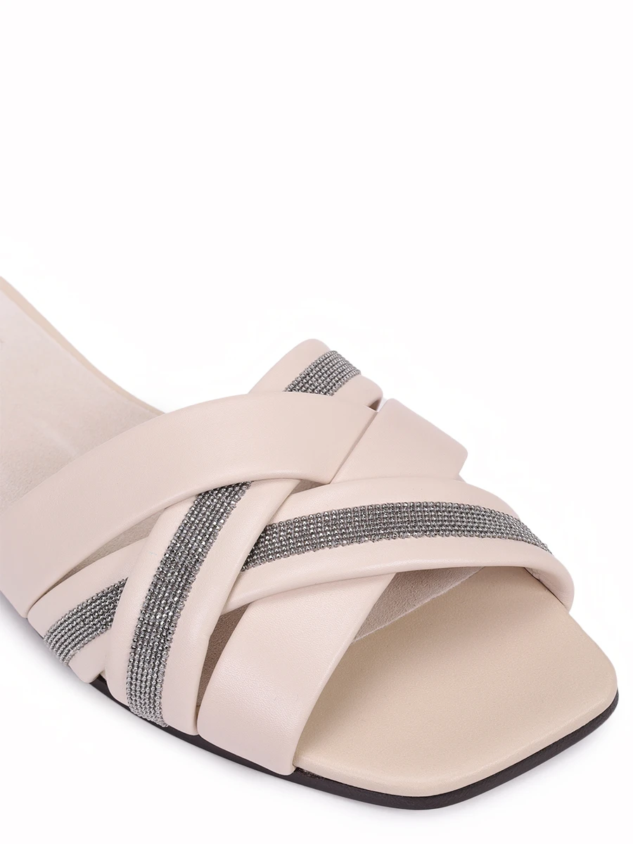 Шлепанцы кожаные