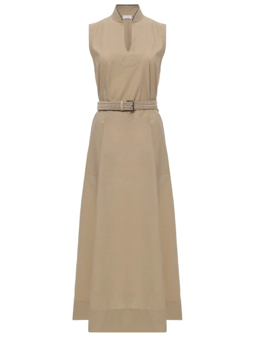 Платье хлопковое BRUNELLO CUCINELLI