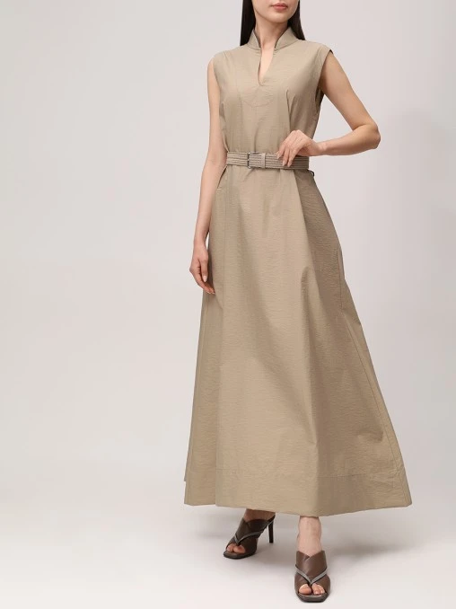 Платье хлопковое BRUNELLO CUCINELLI