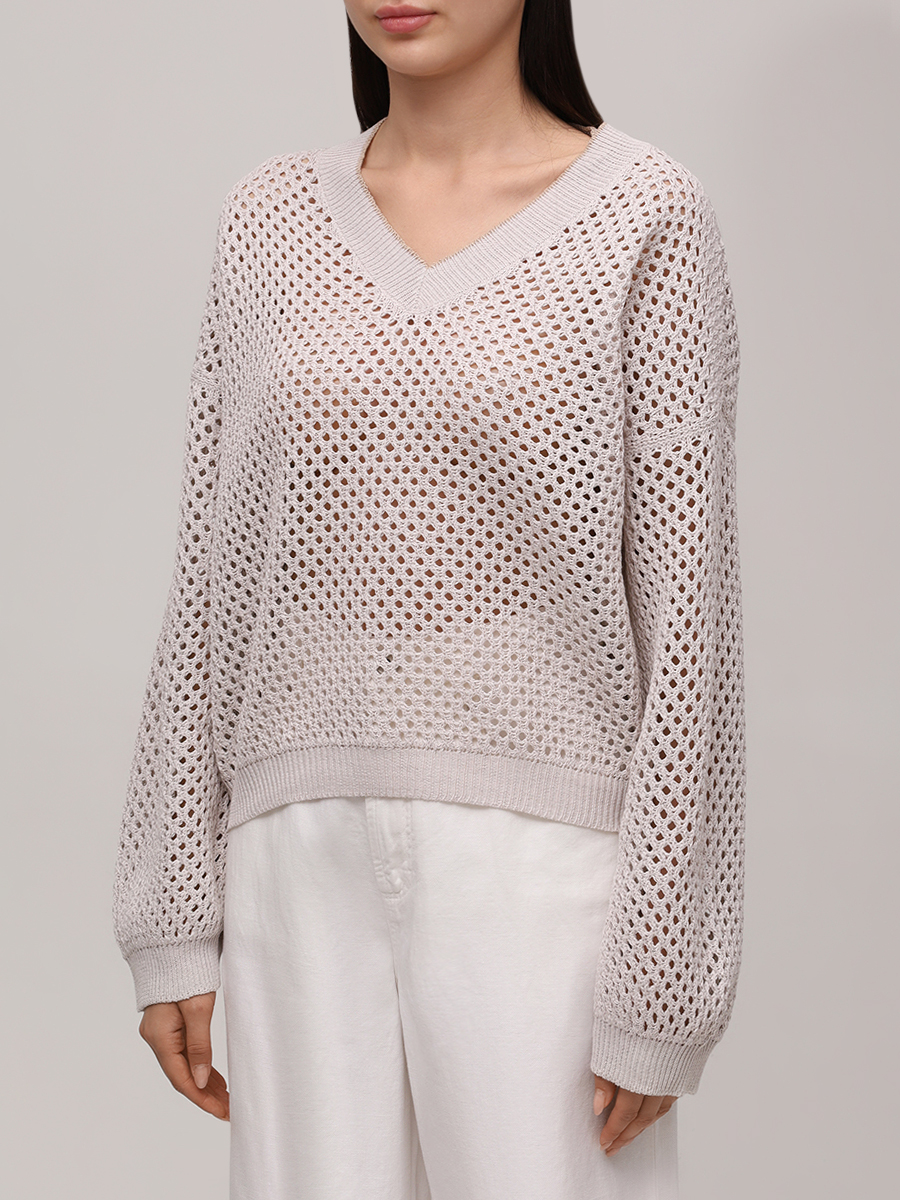 Пуловер хлопковый