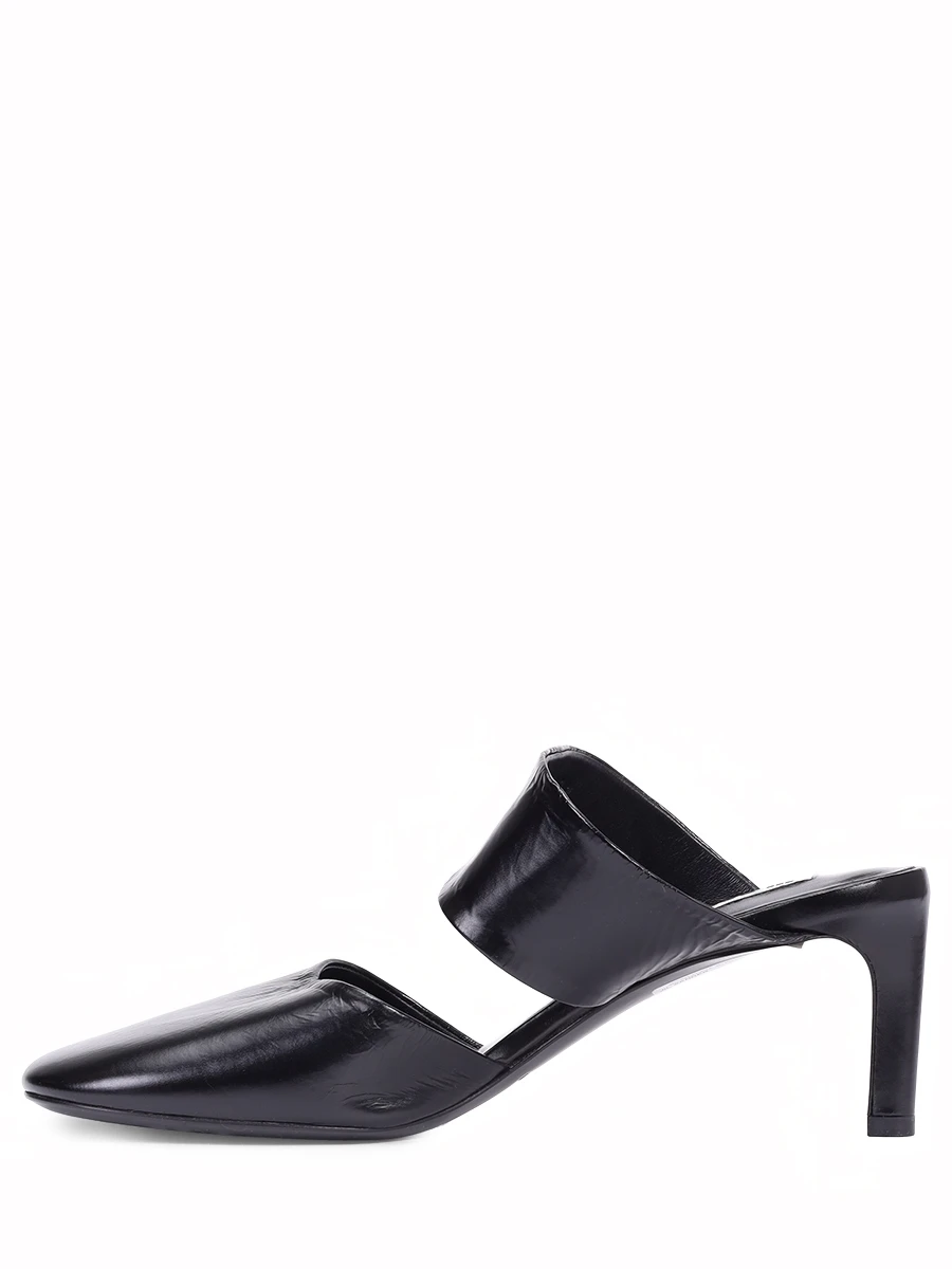 Мюли кожаные