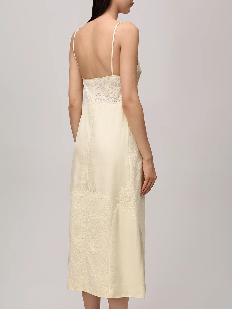 Платье из хлопка и вискозы