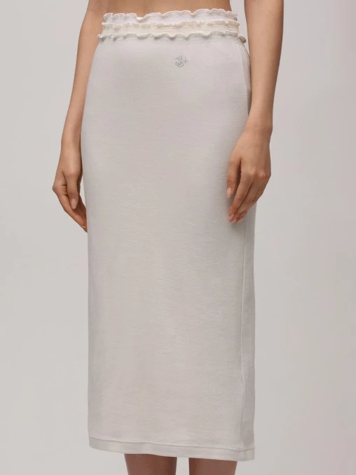 Юбка хлопковая JIL SANDER