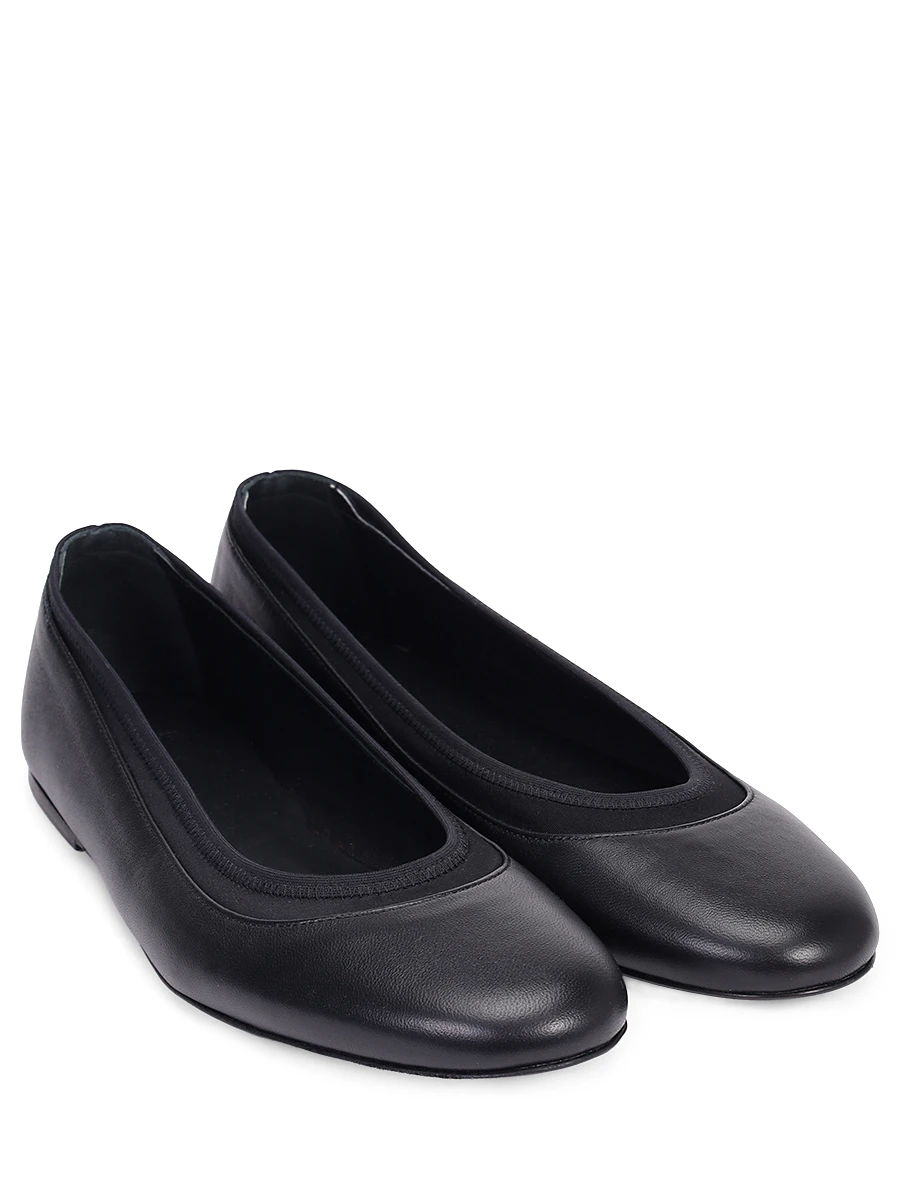 Балетки кожаные