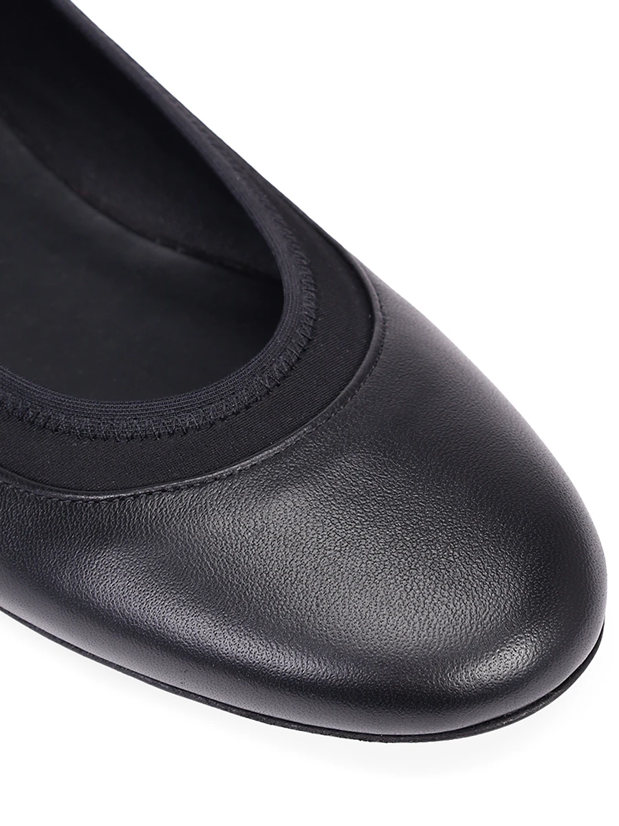 Балетки кожаные