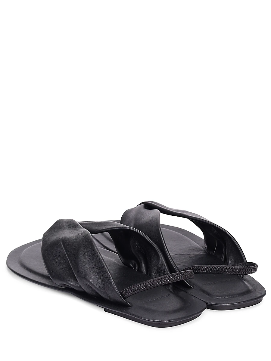 Сандалии кожаные