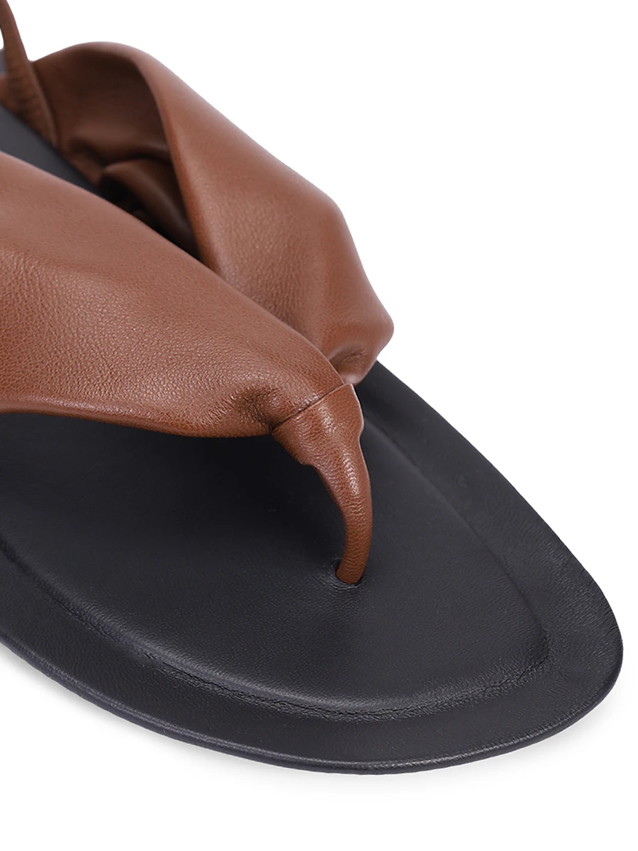 Сандалии кожаные