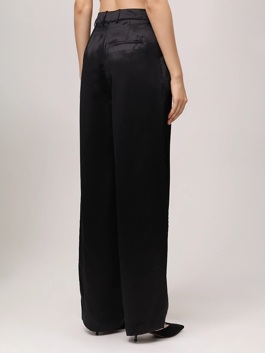 Брюки из шелка и вискозы