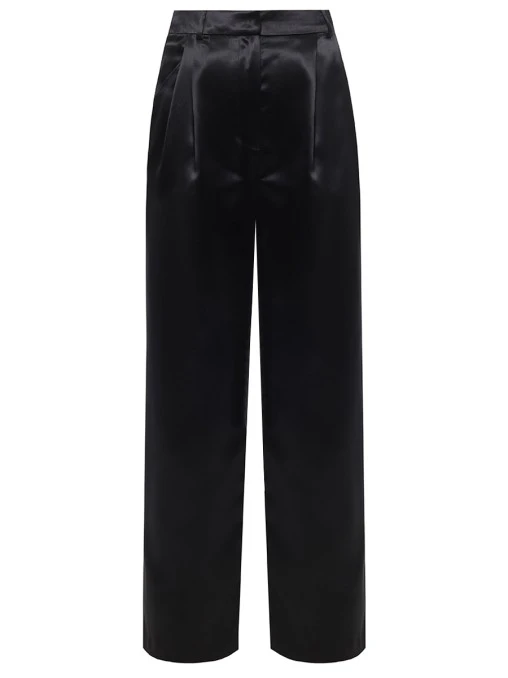 Брюки из шелка и вискозы LOU LOU DE SAISON