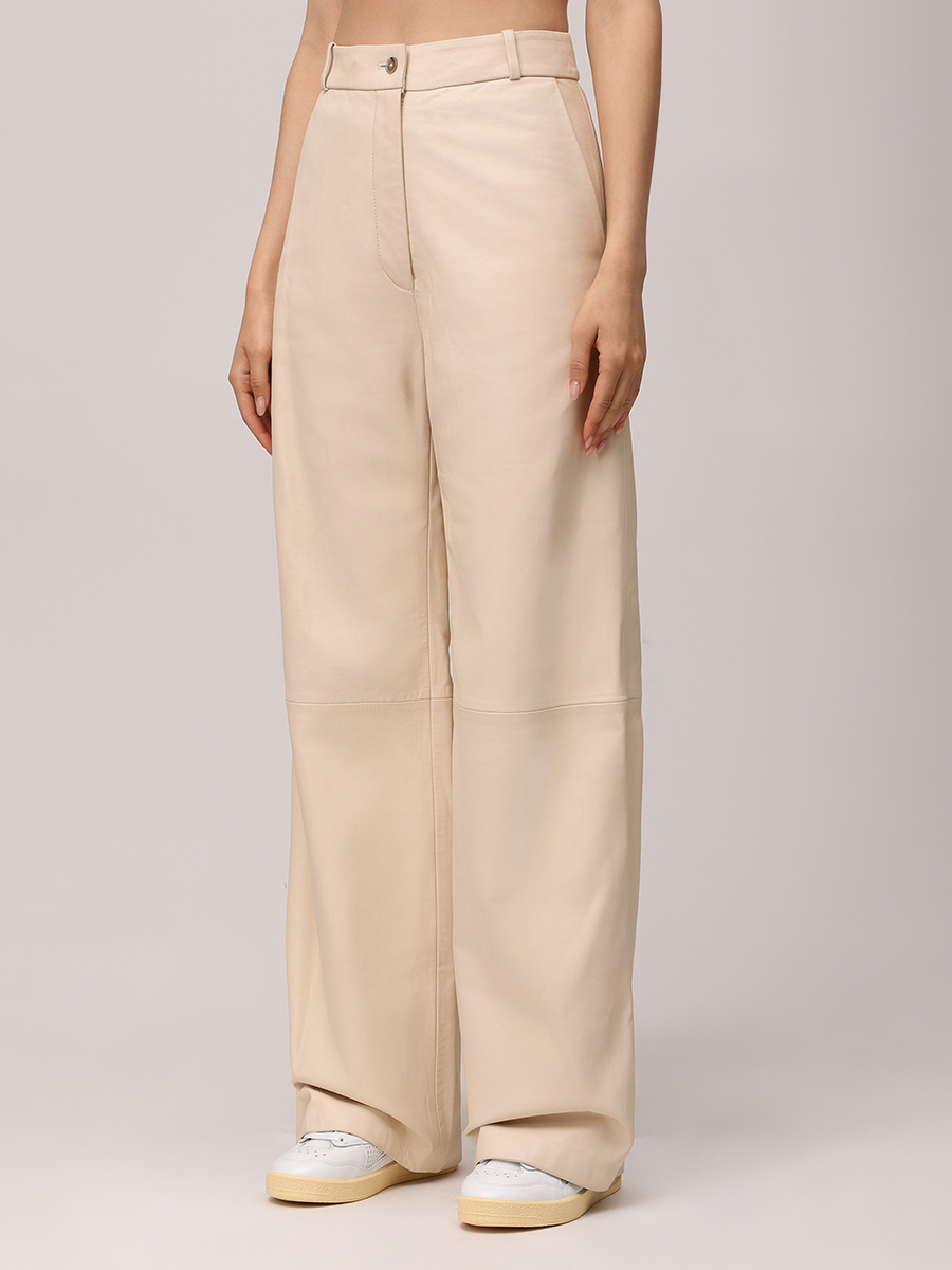 Брюки кожаные