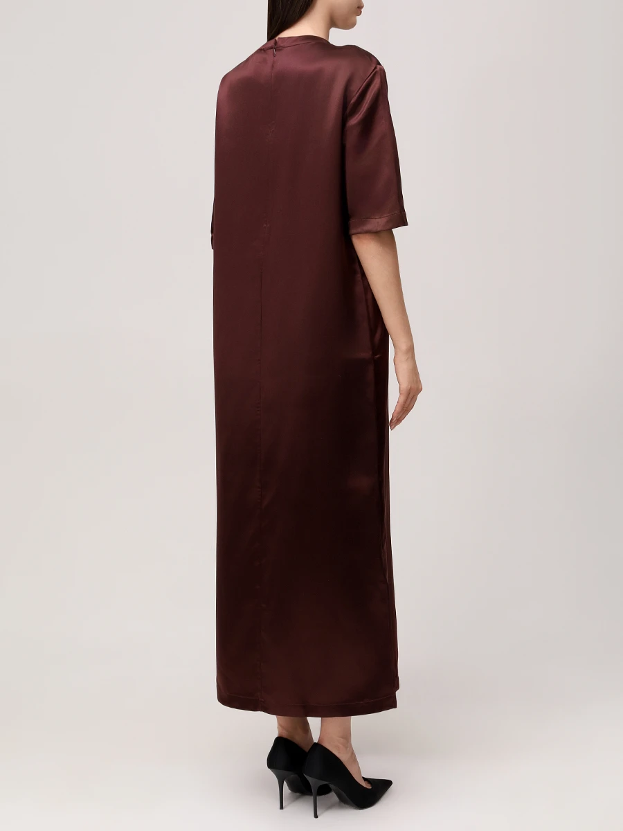 Платье из шелка и вискозы