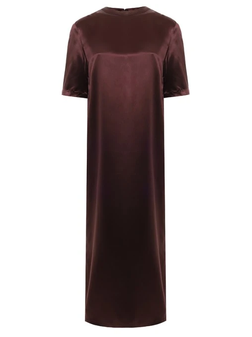 Платье из шелка и вискозы LOU LOU DE SAISON