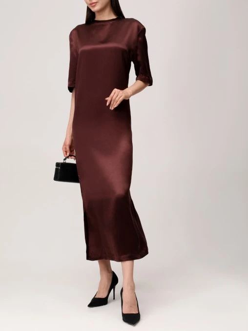 Платье из шелка и вискозы LOU LOU DE SAISON