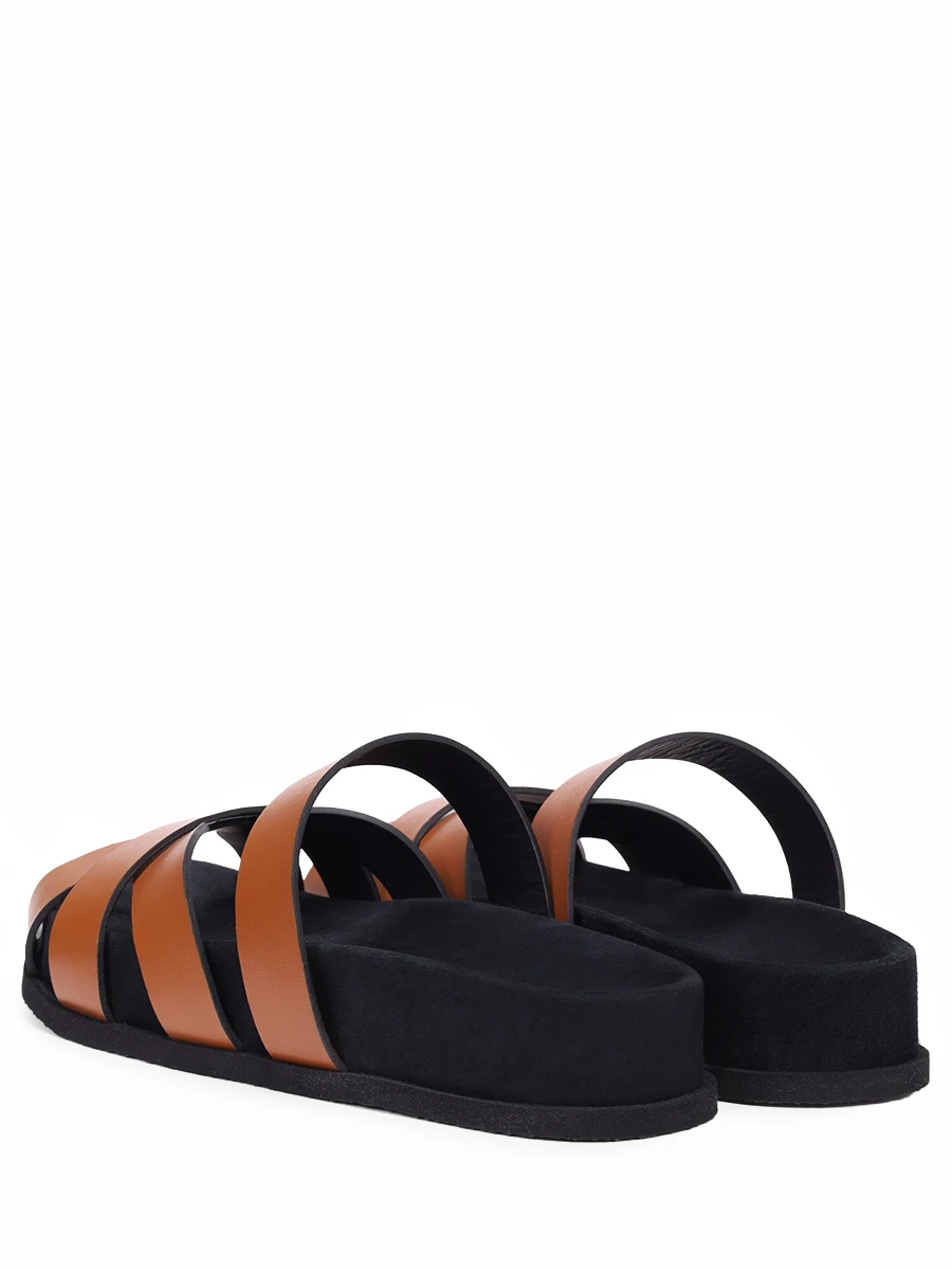 Шлепанцы кожаные