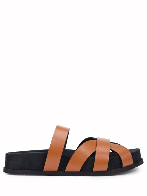 Шлепанцы кожаные NEOUS