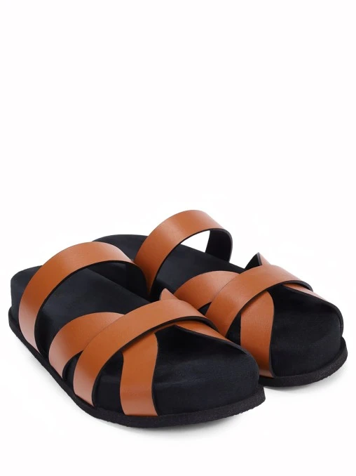 Шлепанцы кожаные NEOUS