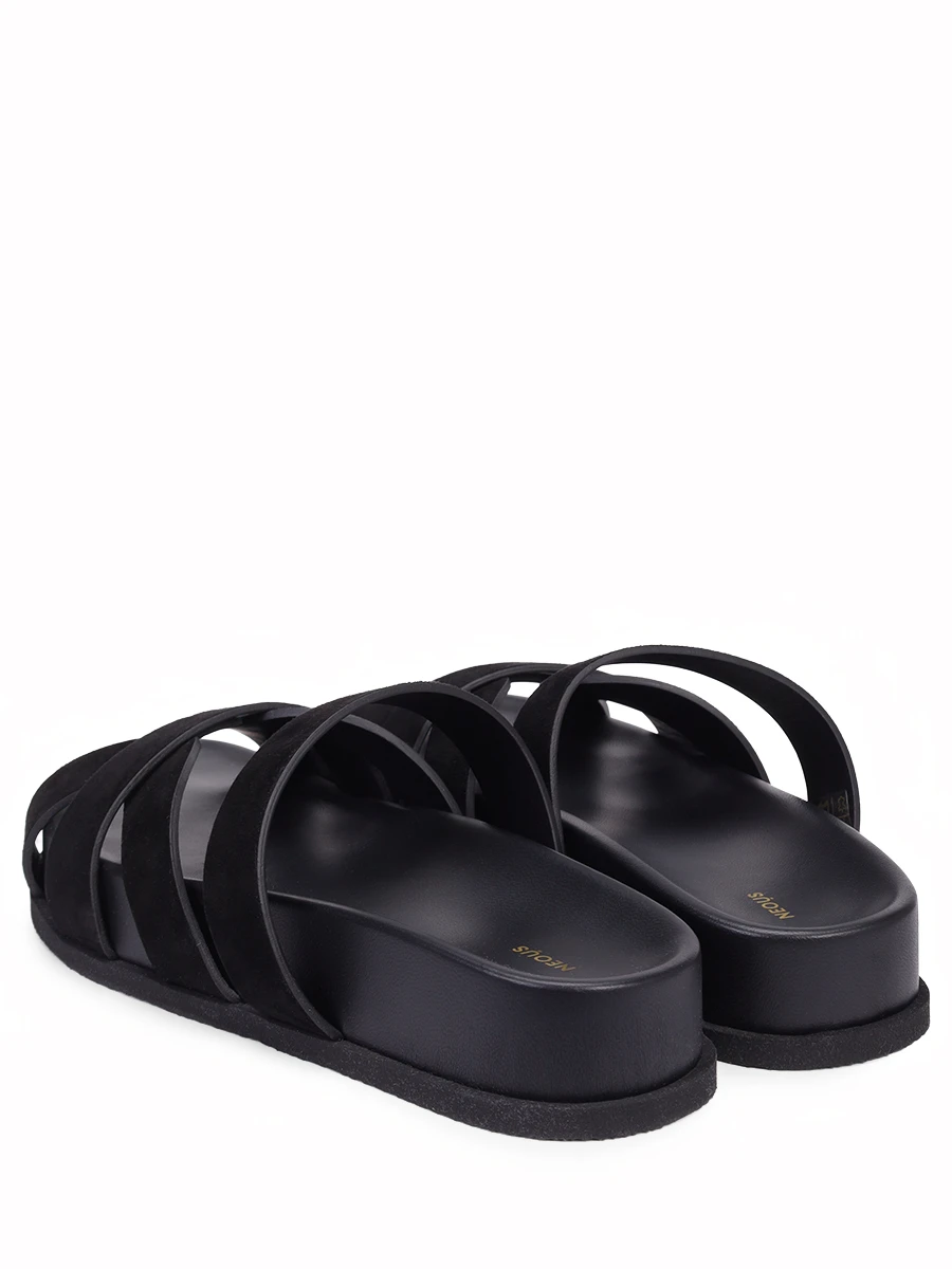 Шлепанцы из замши