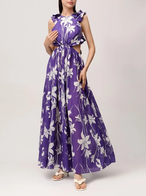 Платье хлопковое ZIMMERMANN