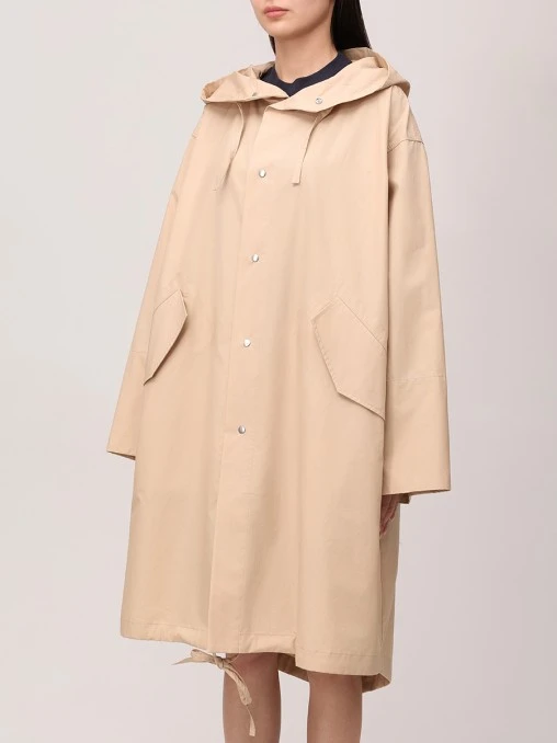 Плащ хлопковый JIL SANDER