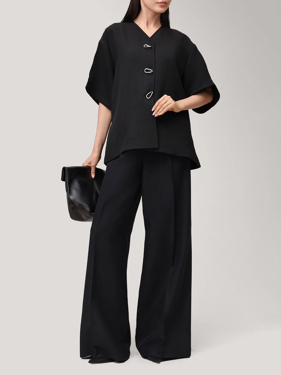 Жакет из вискозы и шелка