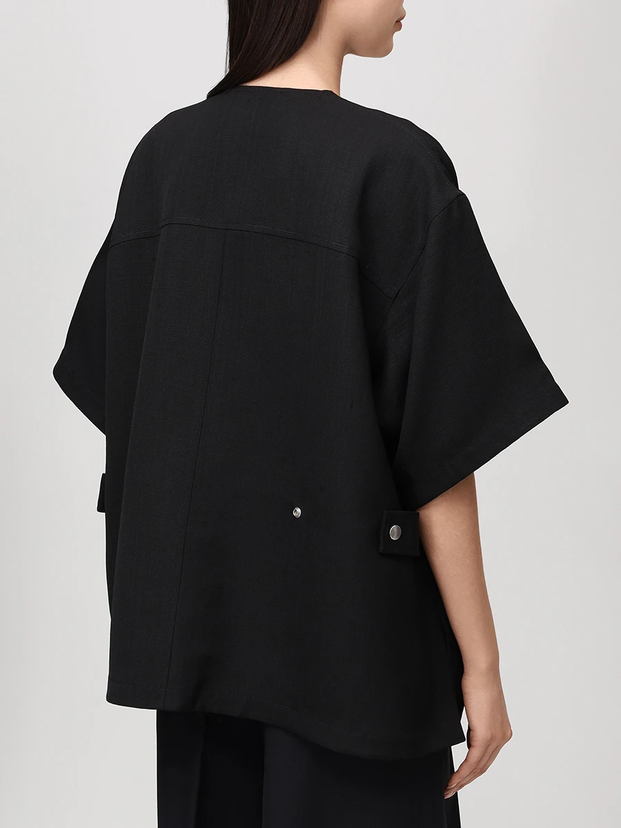 Жакет из вискозы и шелка