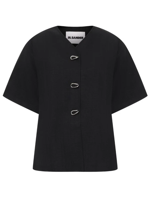 Жакет из вискозы и шелка JIL SANDER