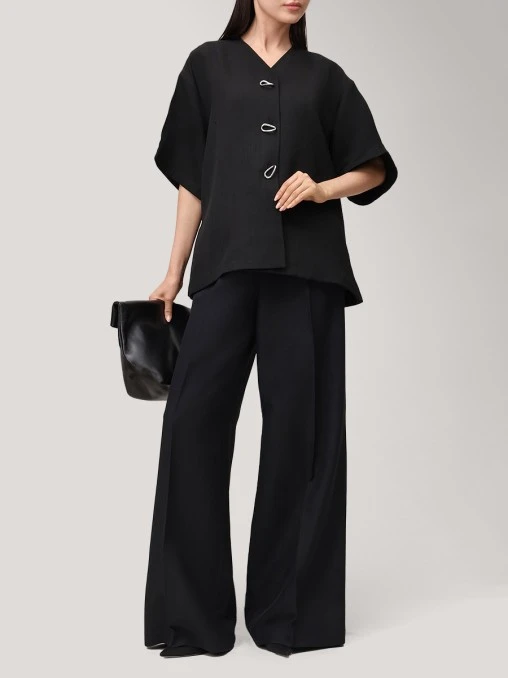 Жакет из вискозы и шелка JIL SANDER