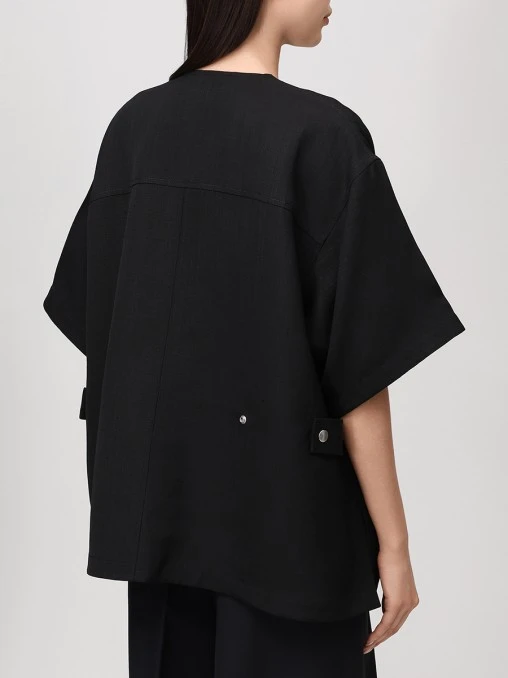 Жакет из вискозы и шелка JIL SANDER