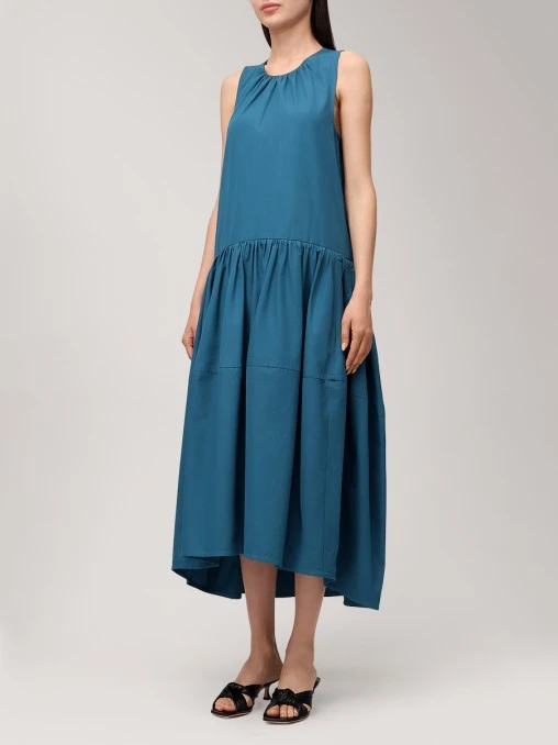 Платье хлопковое JIL SANDER
