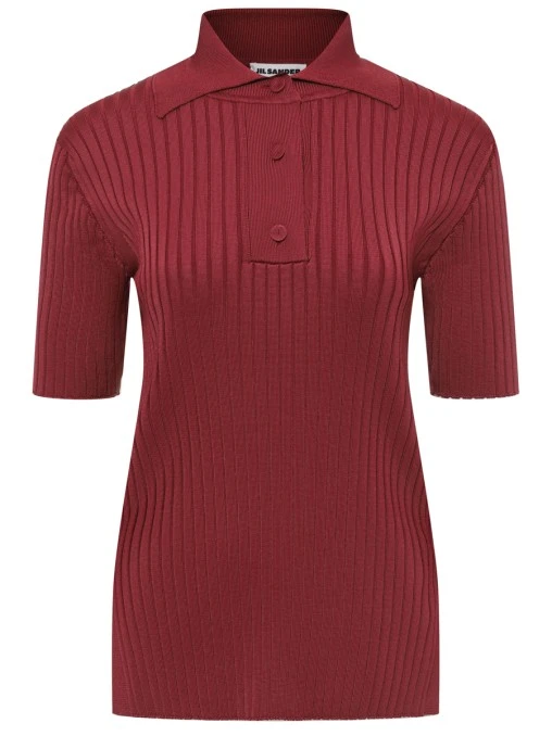 Поло из вискозы JIL SANDER