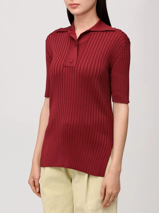 Поло из вискозы JIL SANDER