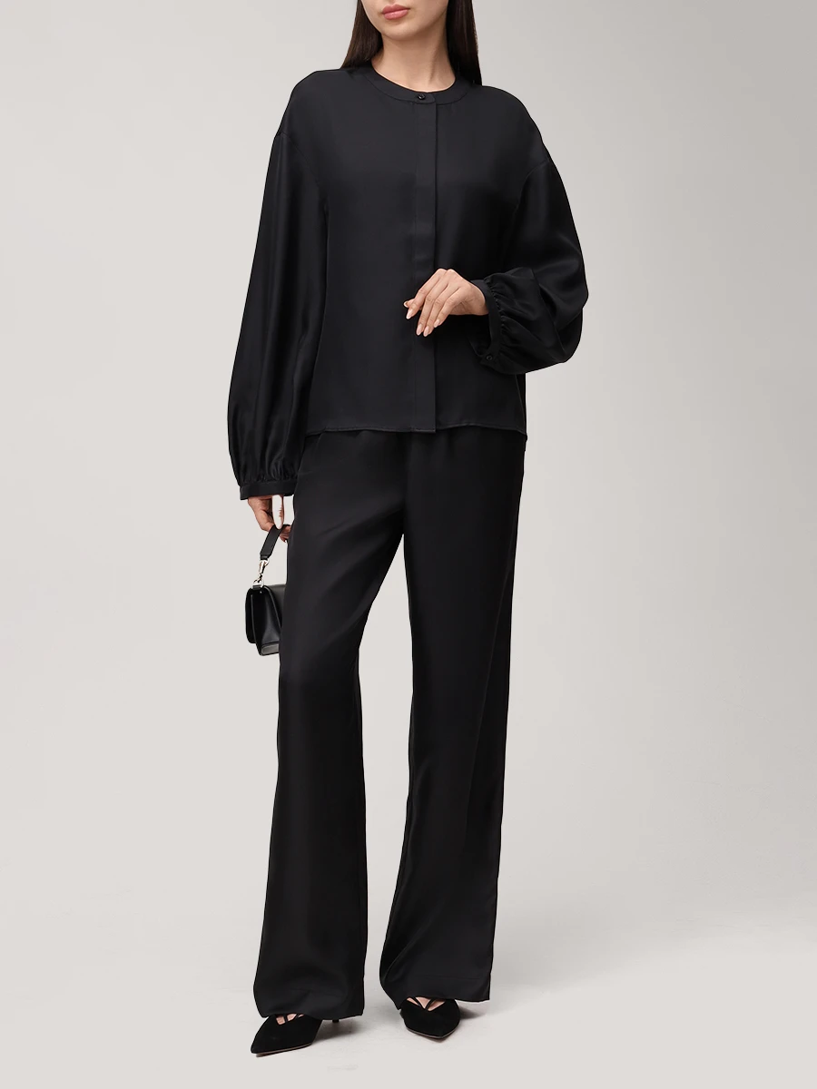 Блуза шелковая