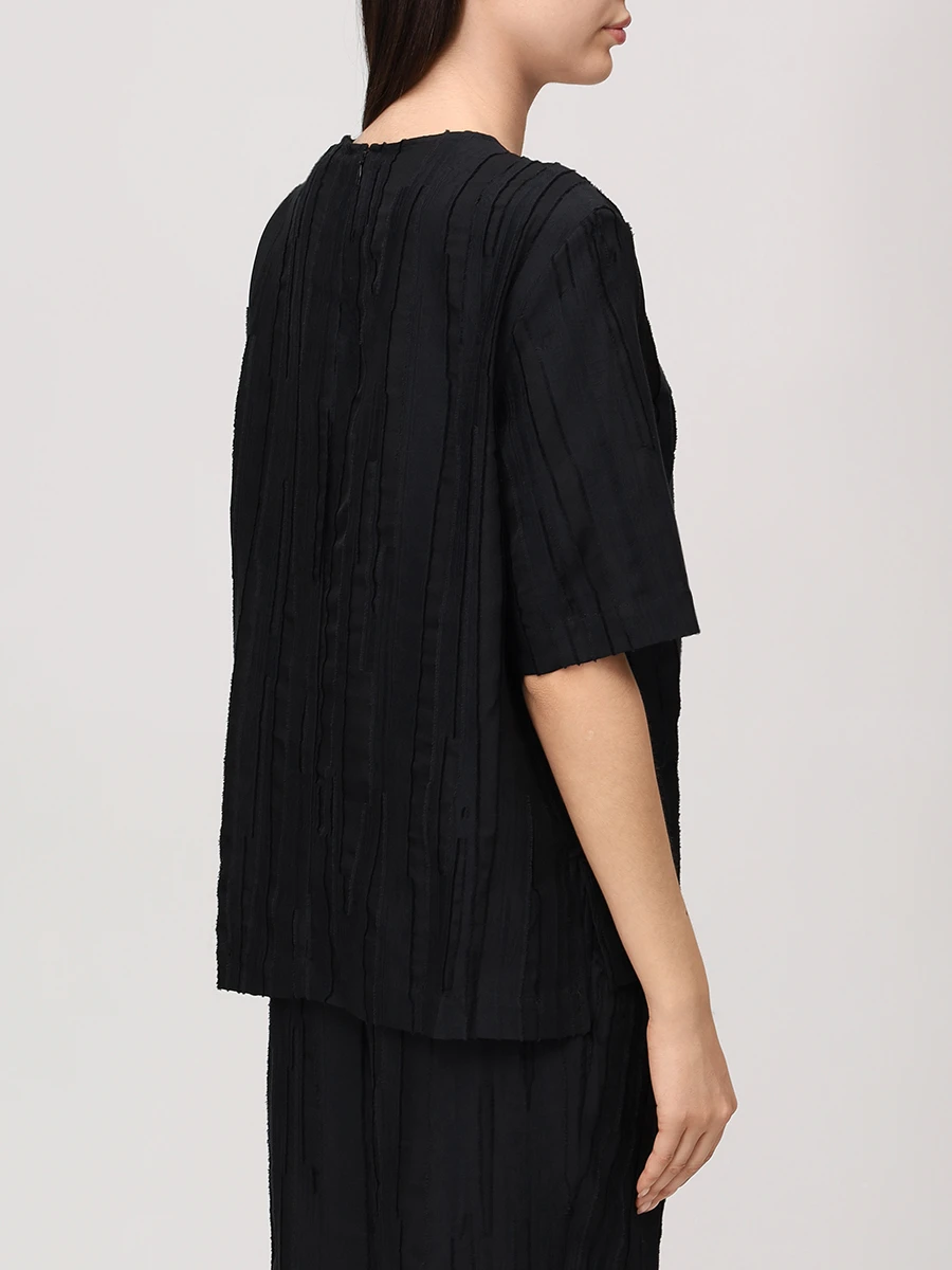 Блуза из шелка и хлопка