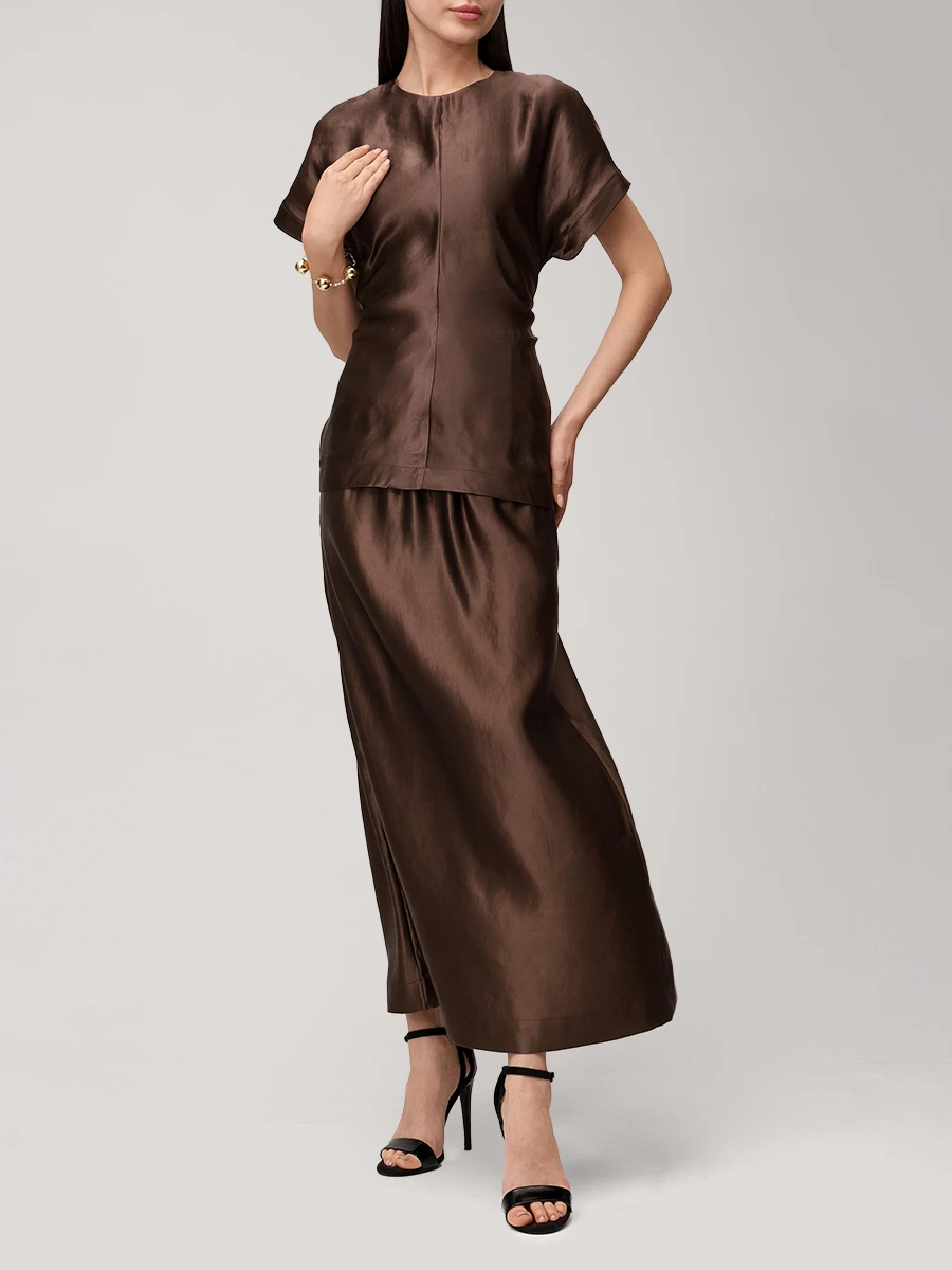 Юбка льняная