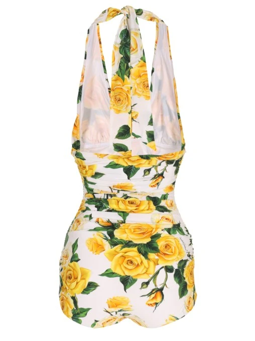 Сплошной купальник с принтом DOLCE & GABBANA