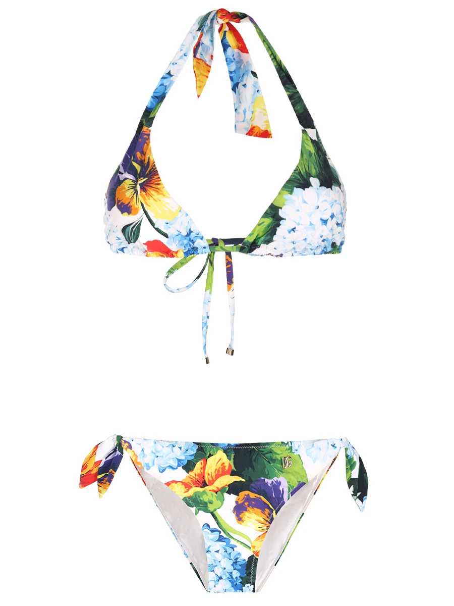 Купальник с принтом раздельный