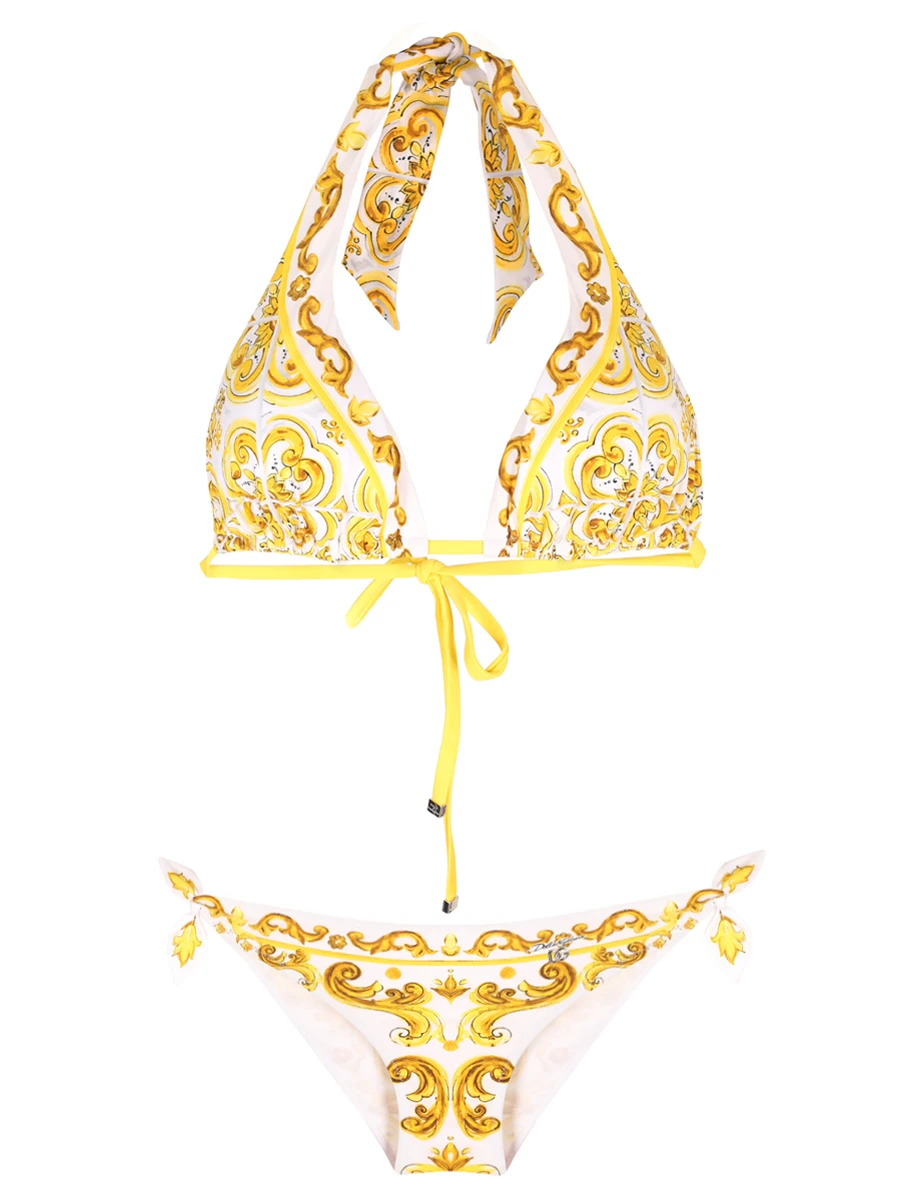 Купальник раздельный с принтом