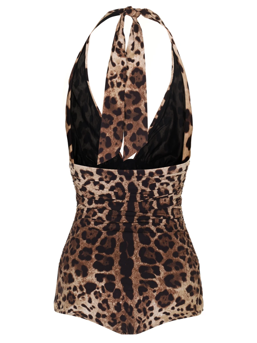 Купальник сплошной с принтом