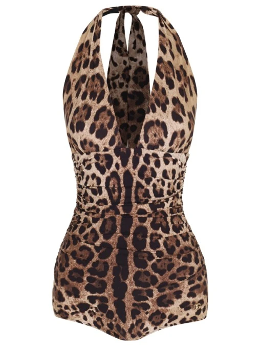 Купальник сплошной с принтом DOLCE & GABBANA