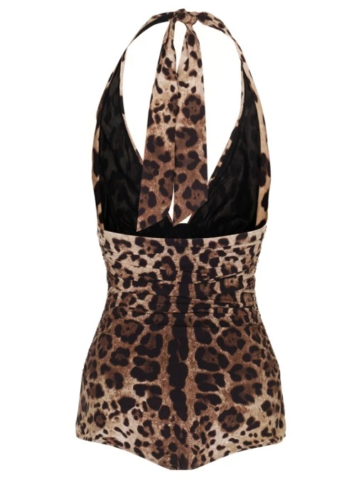 Купальник сплошной с принтом DOLCE & GABBANA