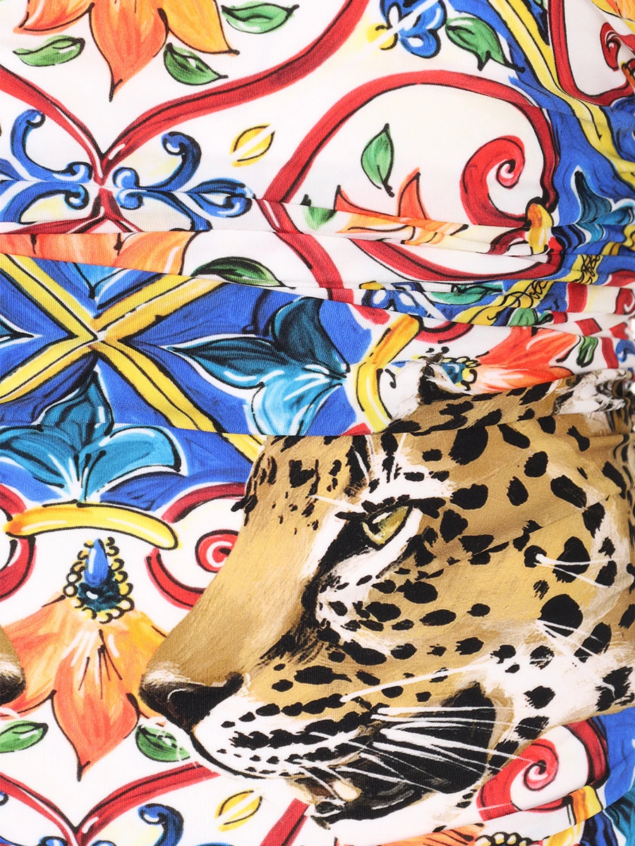 Купальник сплошной с принтом