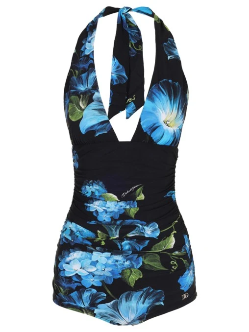 Купальник сплошной с принтом DOLCE & GABBANA