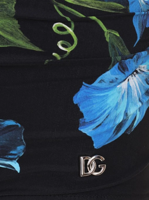 Купальник сплошной с принтом DOLCE & GABBANA