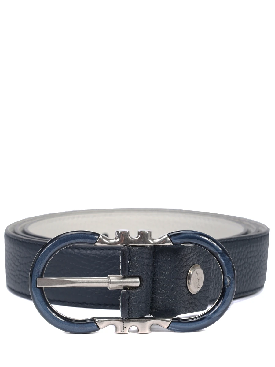 Ремень двусторонний кожаный