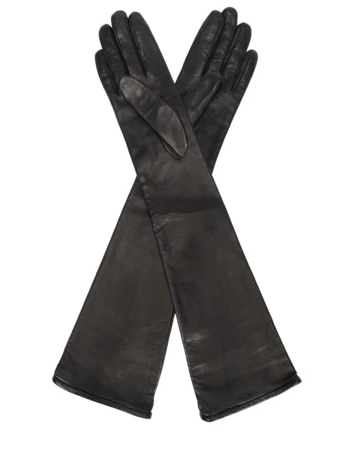 Перчатки кожаные DOLCE & GABBANA
