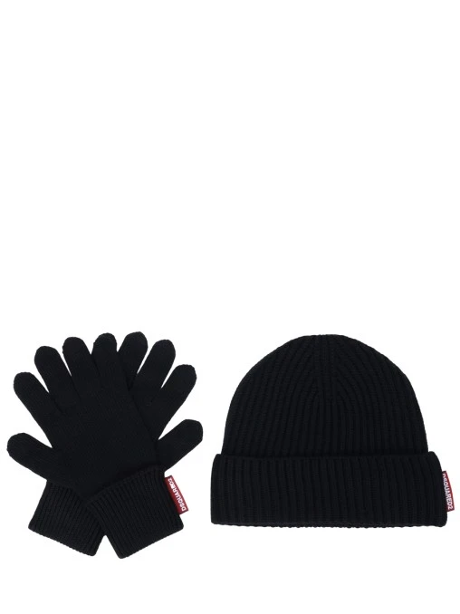Комплект шапка и перчатки DSQUARED2