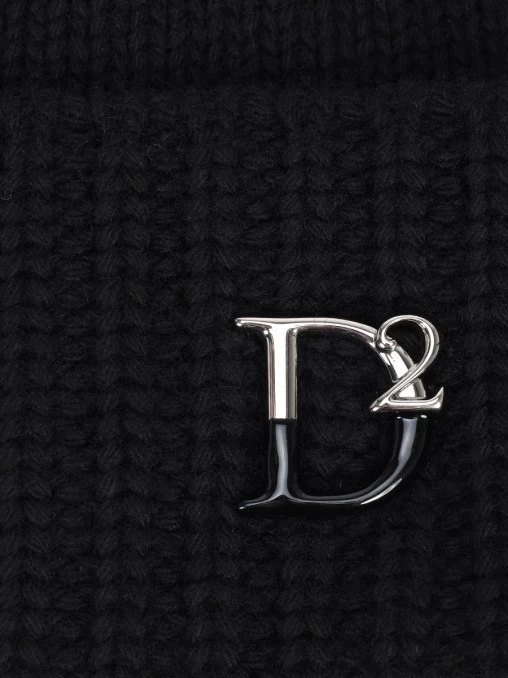 Шапка однотонная DSQUARED2