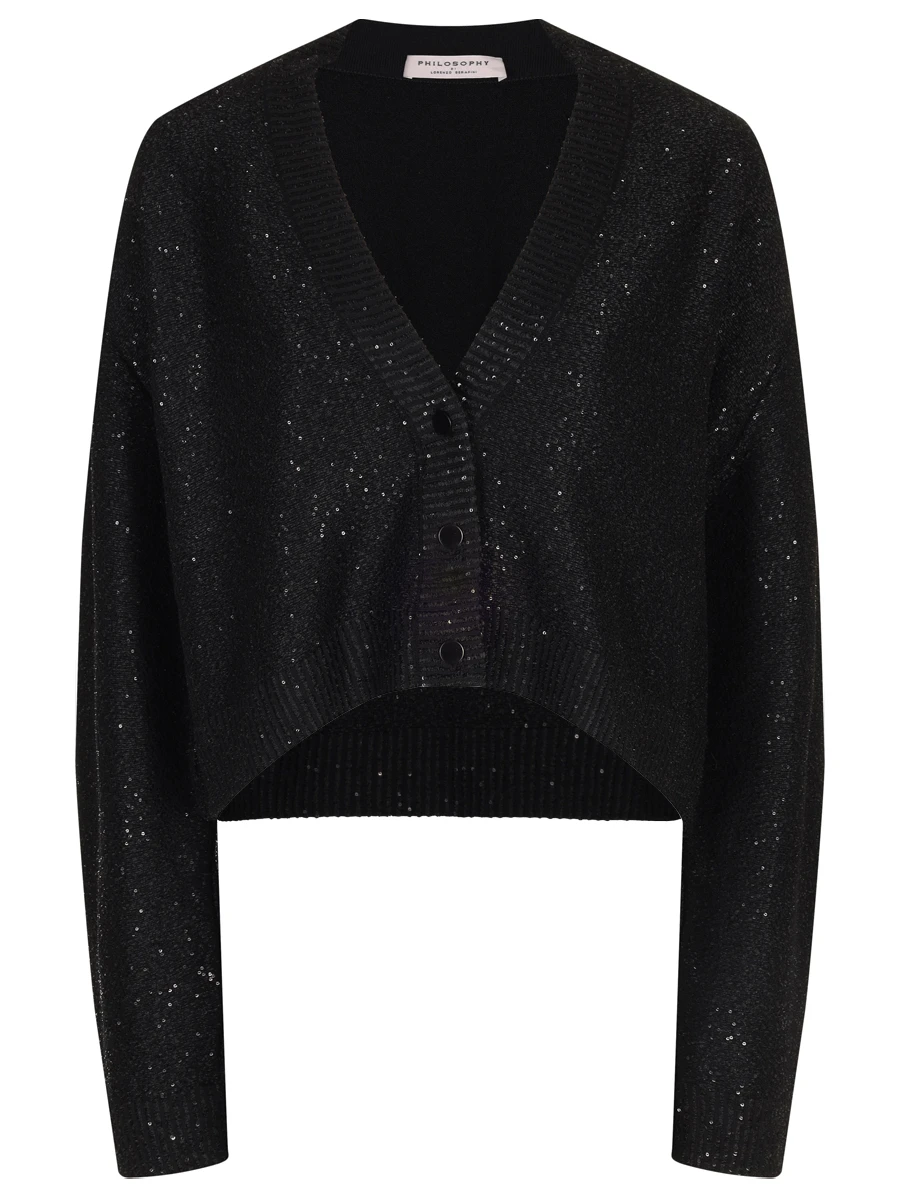 Кардиган с пайетками