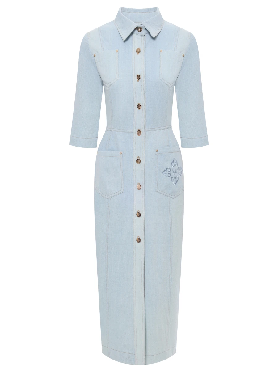 Платье-футляр джинсовое Cat midi